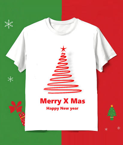 Christmas Drip Tee
